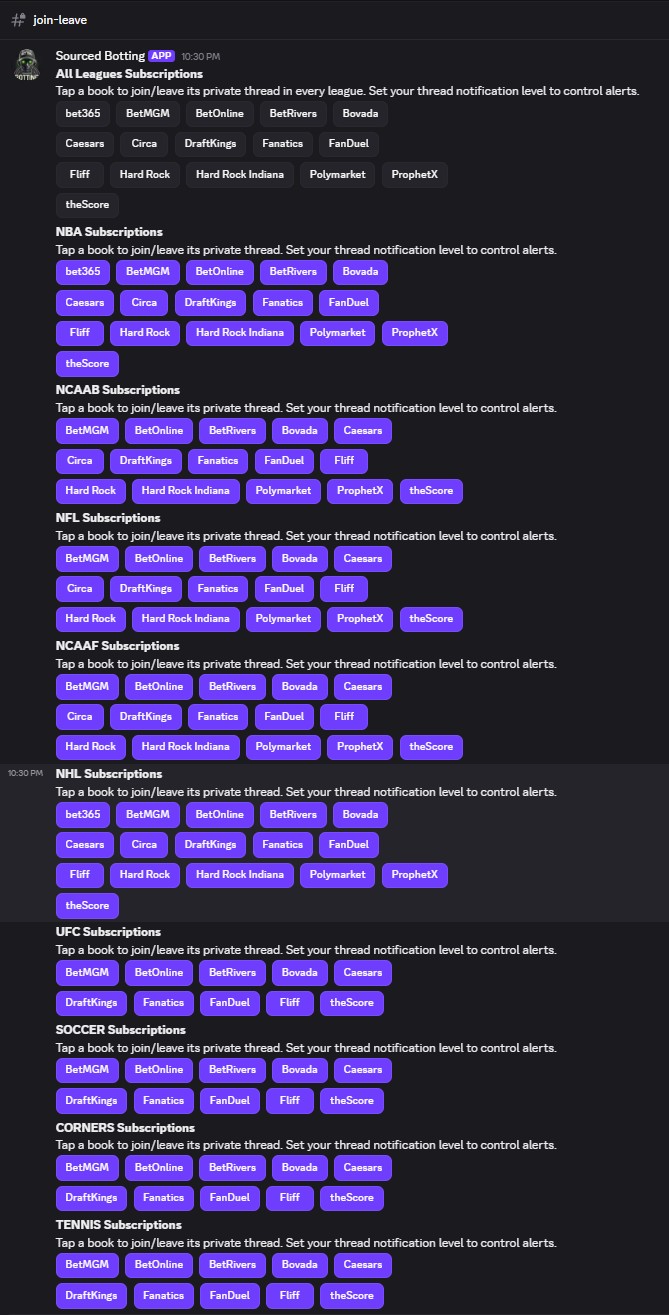 Join/Leave Directory